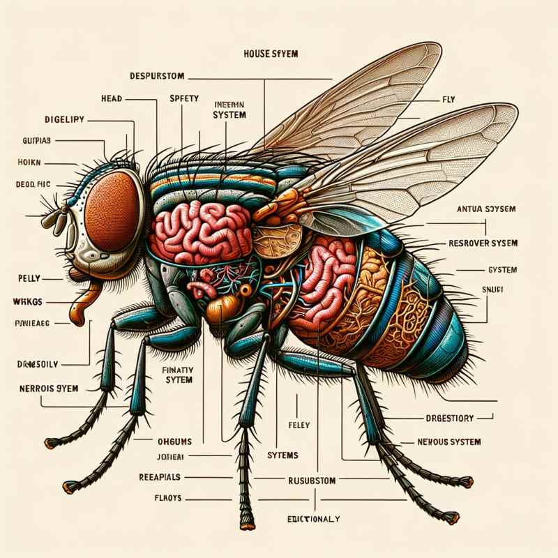 Hình ảnh giải phẩu ruồi